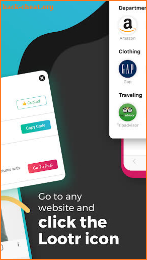 Lootr Browser - Instant Coupons & Deals screenshot