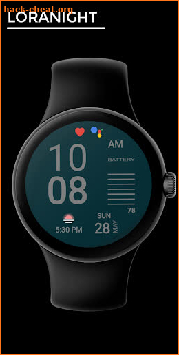 Loranight - watch face screenshot