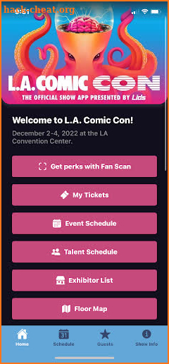 Los Angeles Comic Con screenshot