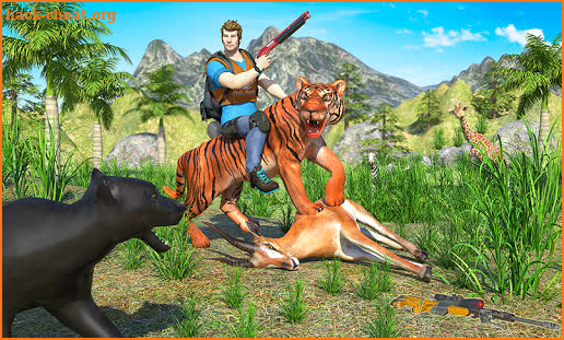 Lost Island Jungle Adventure Hunting Game screenshot