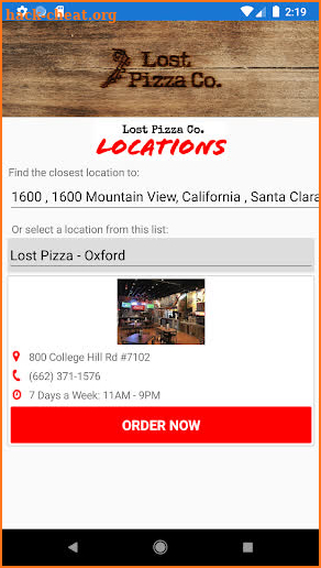 Lost Pizza Co screenshot