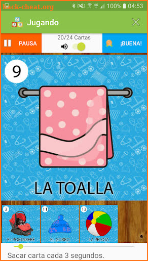 Lotería Baby Shower screenshot