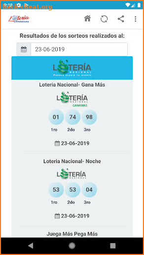 Lotería Dominicana screenshot