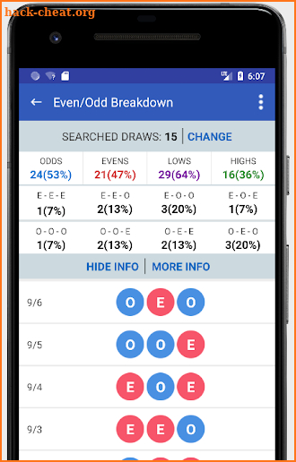 Lottery App - Lotto Numbers, Stats & Analyzer screenshot