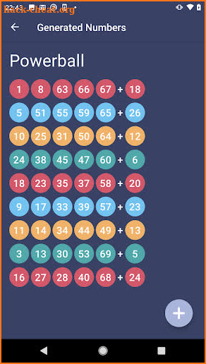 Lottery Balls screenshot