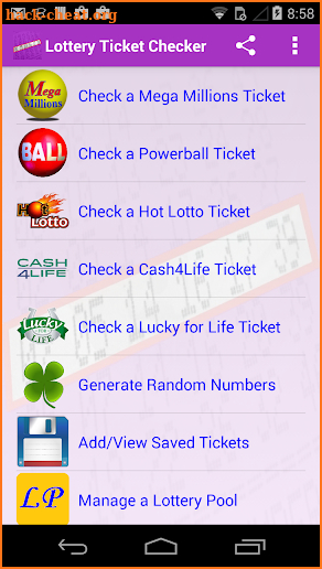 Lottery Ticket Checker (Scanner) screenshot