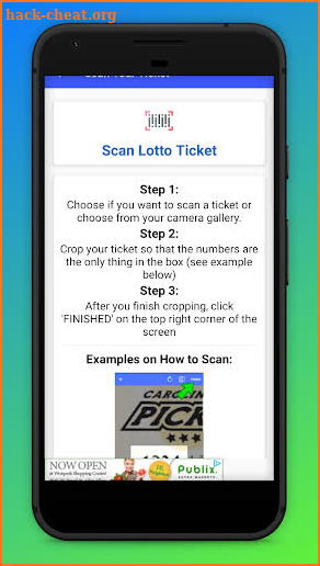 Lottery Ticket Scanner & Checker screenshot