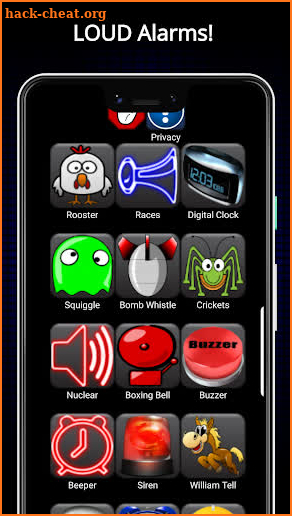 LOUD Alarm Ringtones Pro screenshot