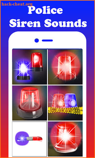 Loud Police Siren Sound - Police Siren Light Pro screenshot