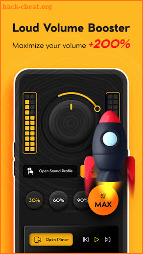 Loud Volume Booster: Sound Speaker Music Equalizer screenshot