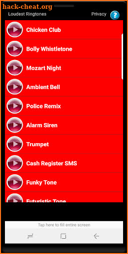 Loudest Ringtones screenshot