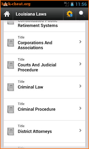 Louisiana Laws (LA State law) screenshot