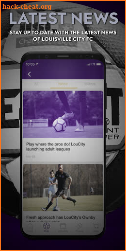 Louisville City FC screenshot