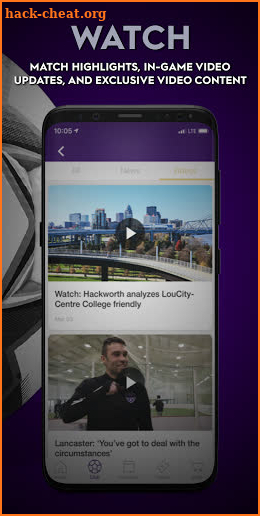 Louisville City FC screenshot