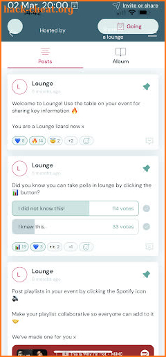 Lounge - Groups & Events screenshot