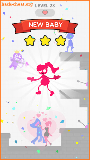 Love Archer rainbow monster screenshot