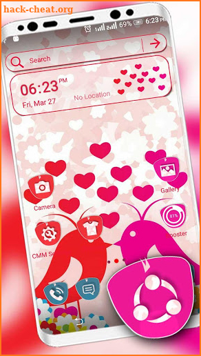 Love Birds Launcher Theme screenshot