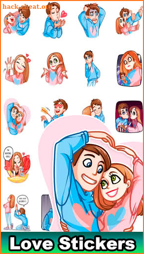 Love Couple Stickers - WAStickerApps screenshot