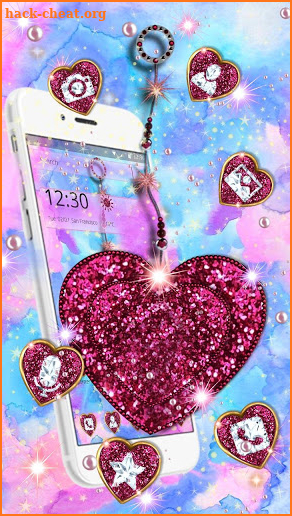 Love Dark Maroon Heart screenshot