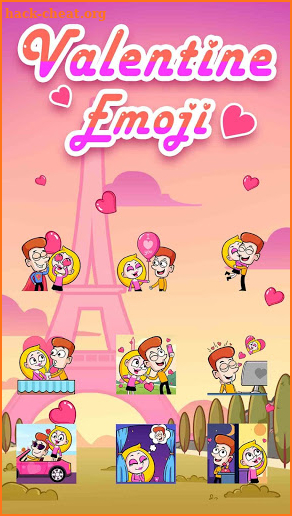 Love Emoji Sticker for Valentine's Day screenshot