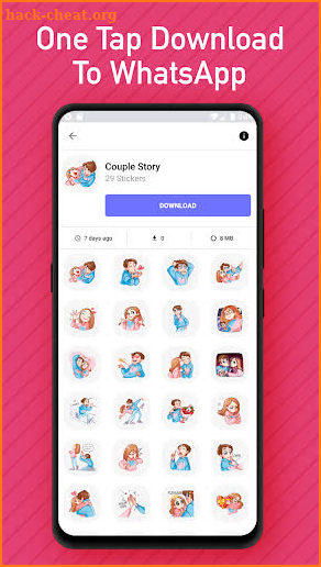 Love Emojis Stickers For WhatsApp - WAStickerApps screenshot