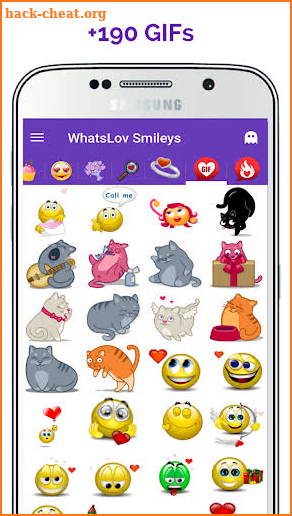 💞  Love emoticons & stickers - animated - Package screenshot