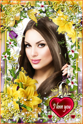 Love Flower Photo Frame screenshot