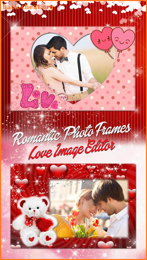 Love Frames and Collages 💖 Romantic Photo Editor screenshot