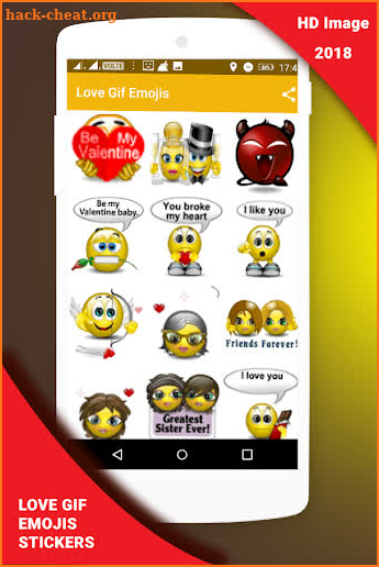 Love Gif Emoji Stickers screenshot