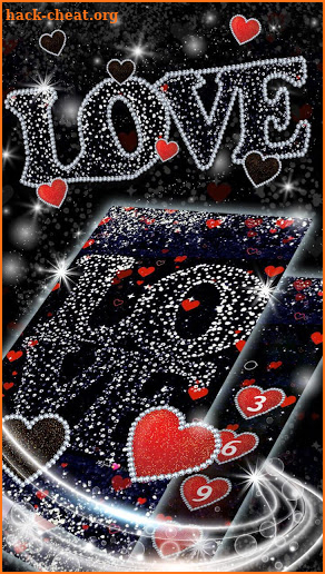 Love Glitter 3D Live Lock Screen Wallpaper Theme screenshot