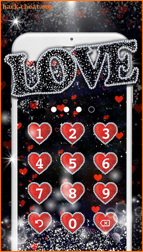 Love Glitter 3D Live Lock Screen Wallpaper Theme screenshot