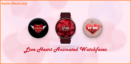 Love Heart Animated Watchfaces screenshot