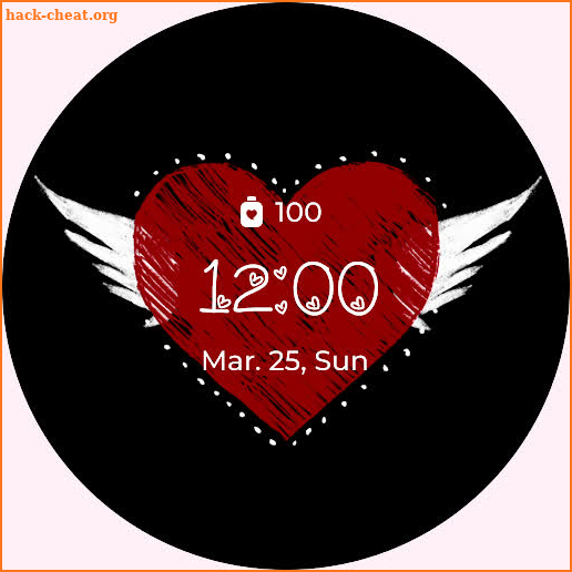 Love Heart Animated Watchfaces screenshot