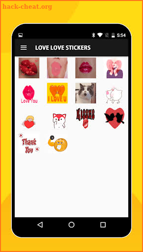 Love Love Stickers - Free Emoji screenshot