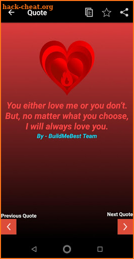 Love Quotes - Valentines Day Crush Romantic Status screenshot