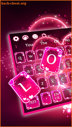 Love Red Heart Keyboard screenshot