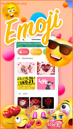 Love Roses Stickers For WhatsApp - Kiss GIF screenshot