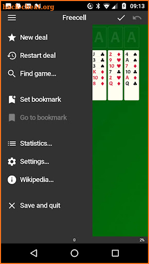 LÖVE Solitaire screenshot