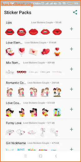 Love Stickers For WhatsApp - WAStickerApps 2019 screenshot