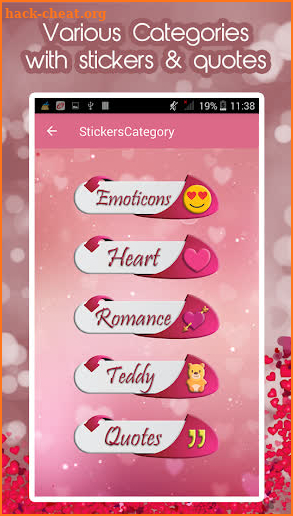 Love Stickers - Valentine Week screenshot