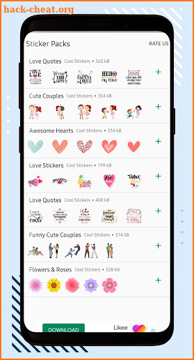 Love Stickers - WASticker screenshot