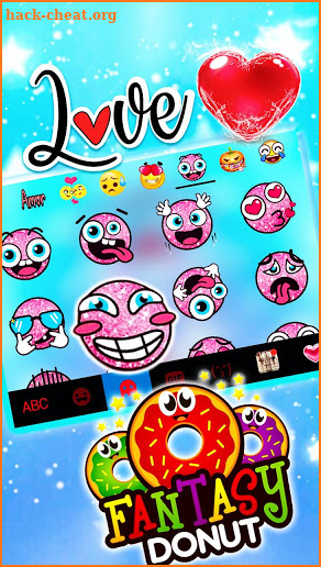 Love Sweets Keyboard Theme screenshot