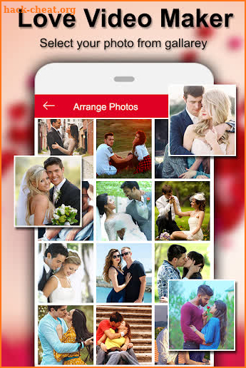 Love Video Maker With Music : Love Slideshow Maker screenshot