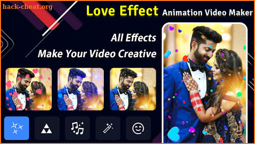 Love Video Maker with Song : Photo Slideshow Maker screenshot