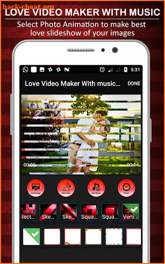 Love Video Maker with Song Pro screenshot