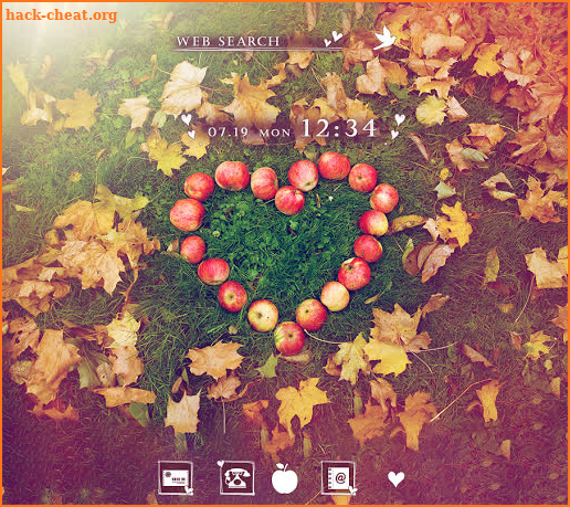 Love Wallpaper Apple Heart Theme screenshot