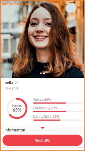 LOVECENT - Dating App "Love is percent" screenshot