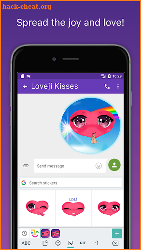 Loveji’s Kisses, Feelings & Emotions Stickers Pack screenshot