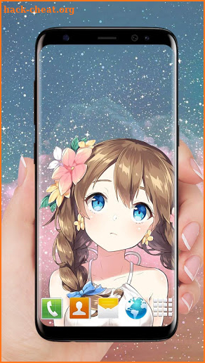 Lovely Anime Girl LIve Wallpaper screenshot