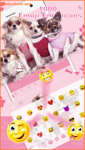 Lovely Dog Keyboard screenshot